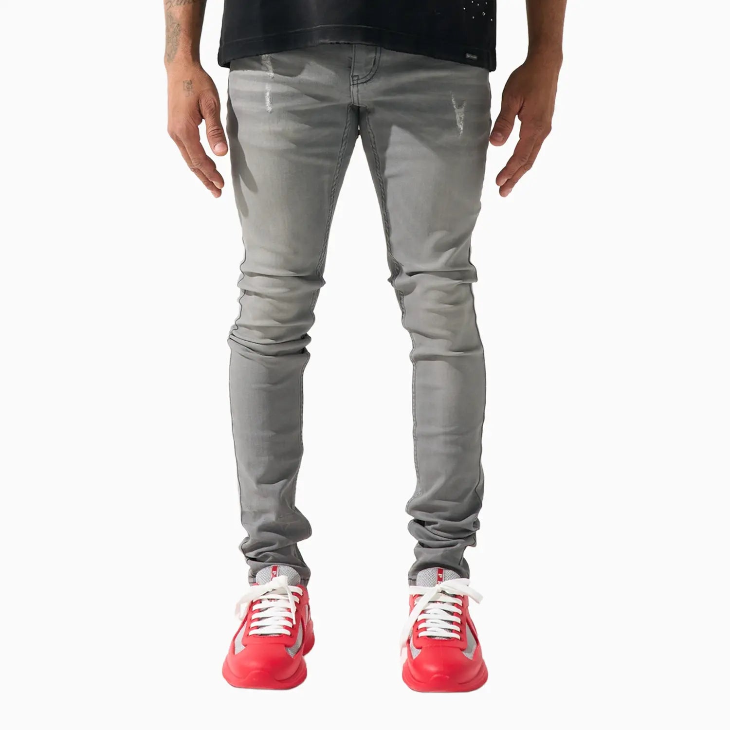 Men's Beluga Grey Jeans Pant