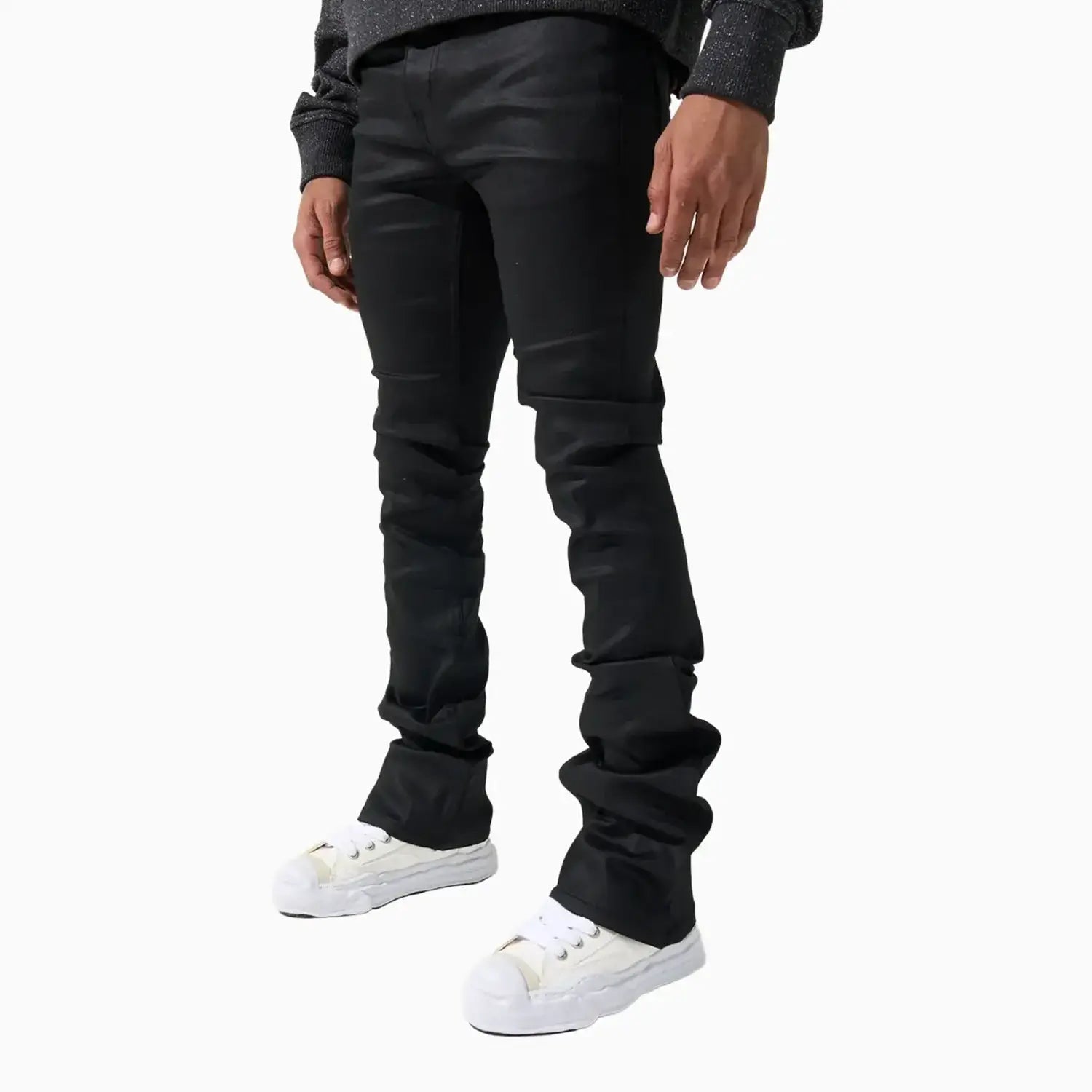 Men's Caviar Wax Stacked Jeans Pant