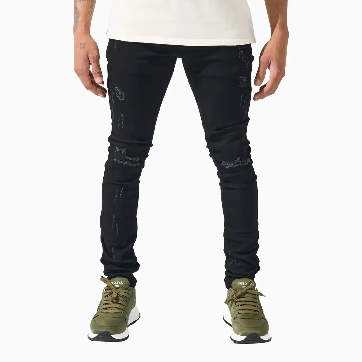 Serenede Men's Midnight Skinny Denim Jeans Pant