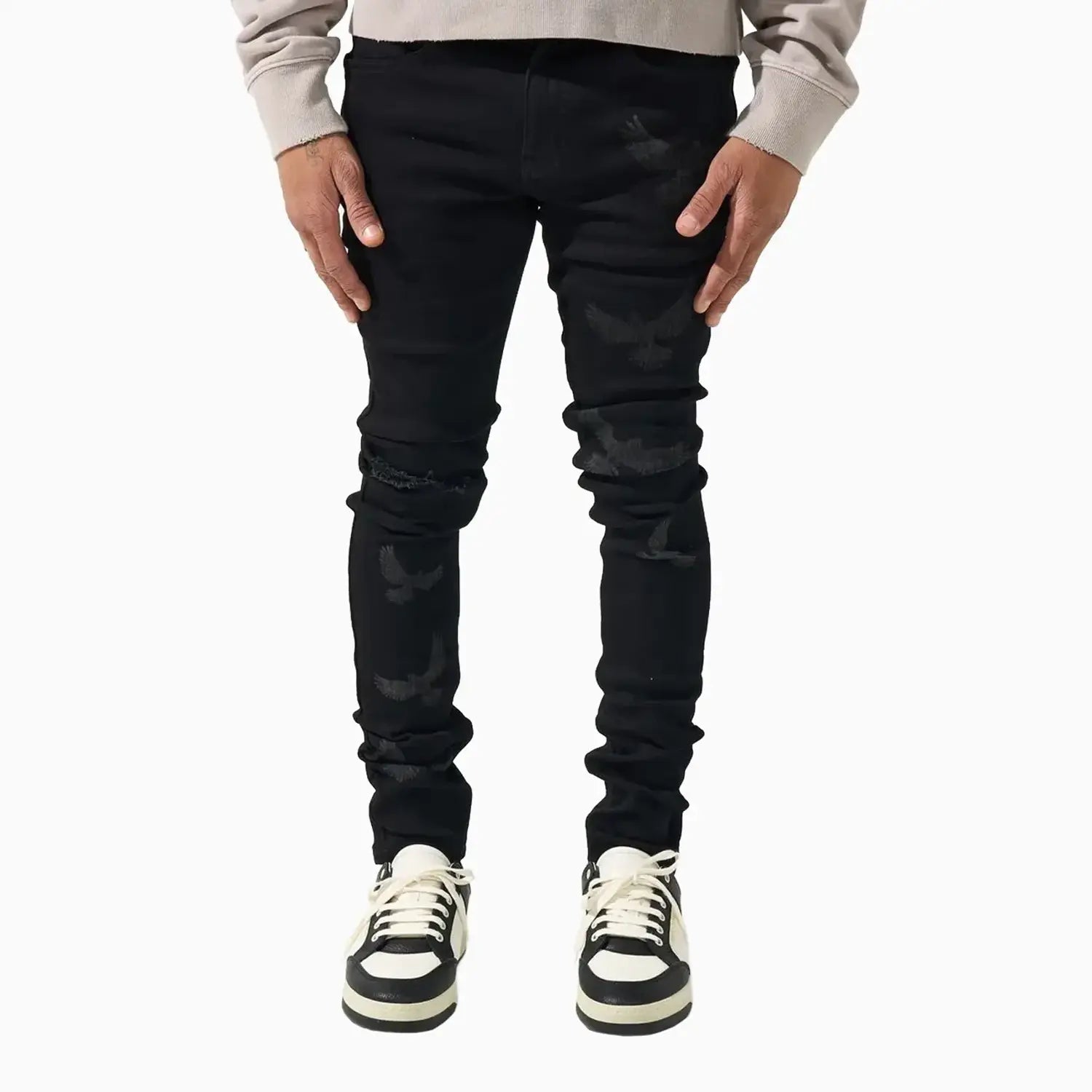 Men's Peace Black Jean Pant