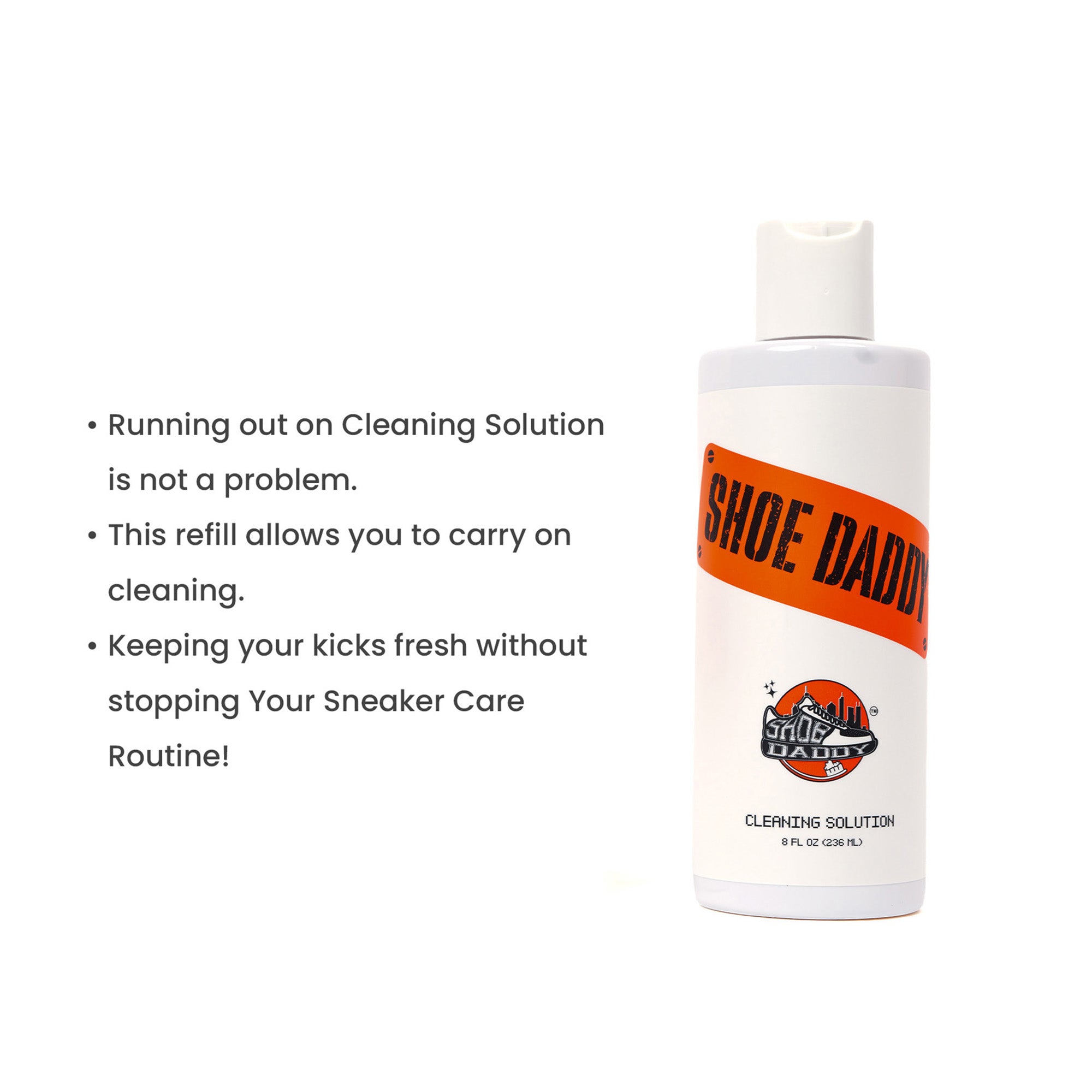 ShoeDaddy Shoe Cleaning Solution Bottle (8 OZ)