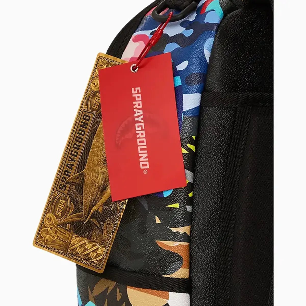 Sliced And Diced Camo Backpack Sprayground - Tops and Bottoms USA