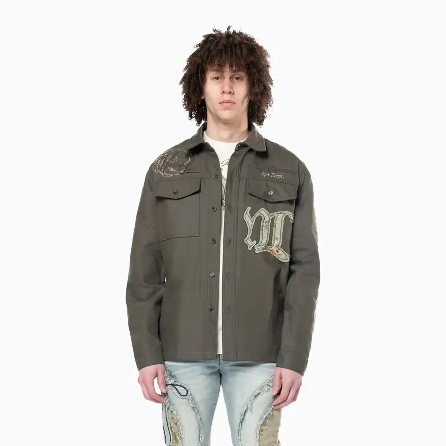 Smoke Rise Men's Regular Collar LS Overshirt