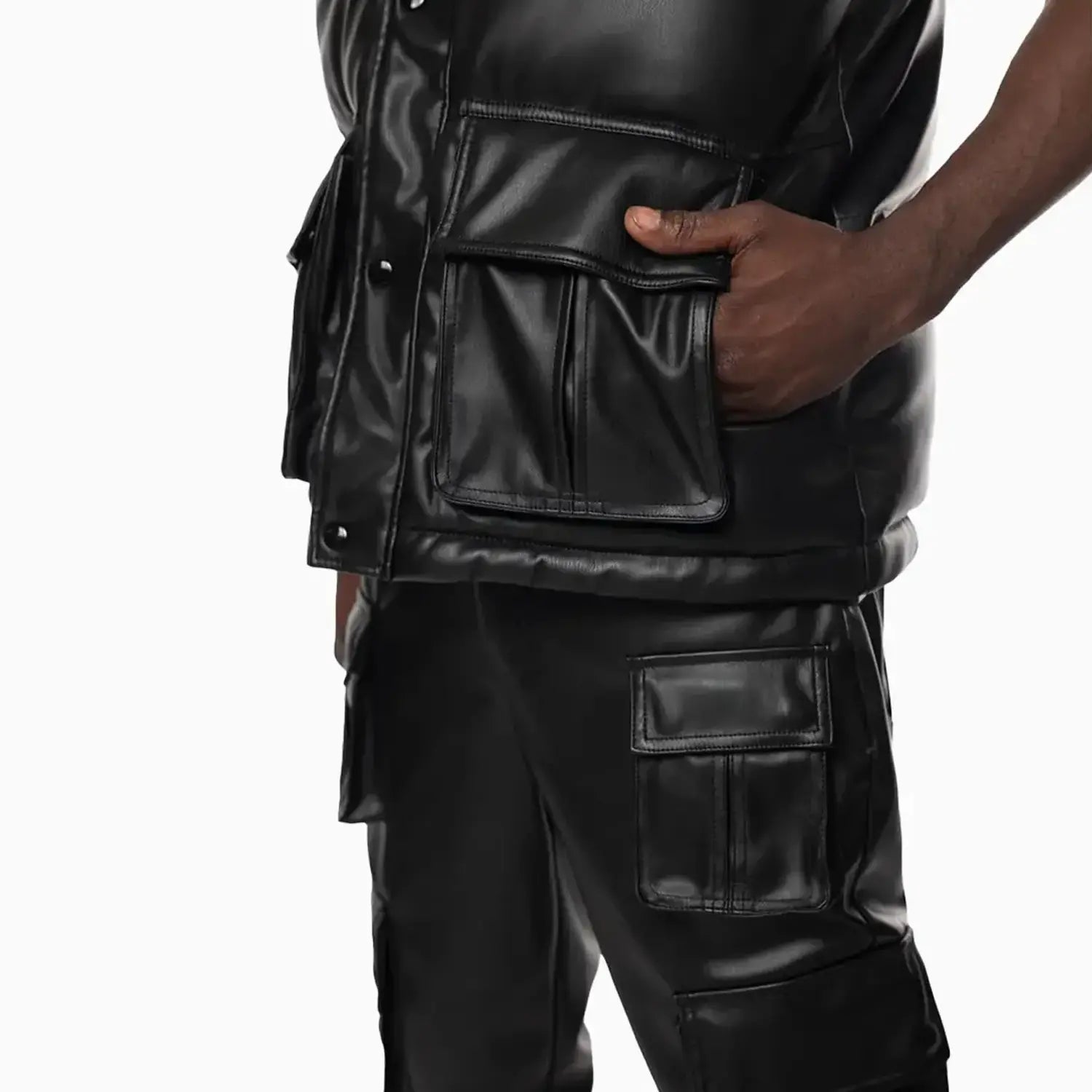 smoke-rise-mens-stacked-utility-vegan-leather-pant-wp24685-black