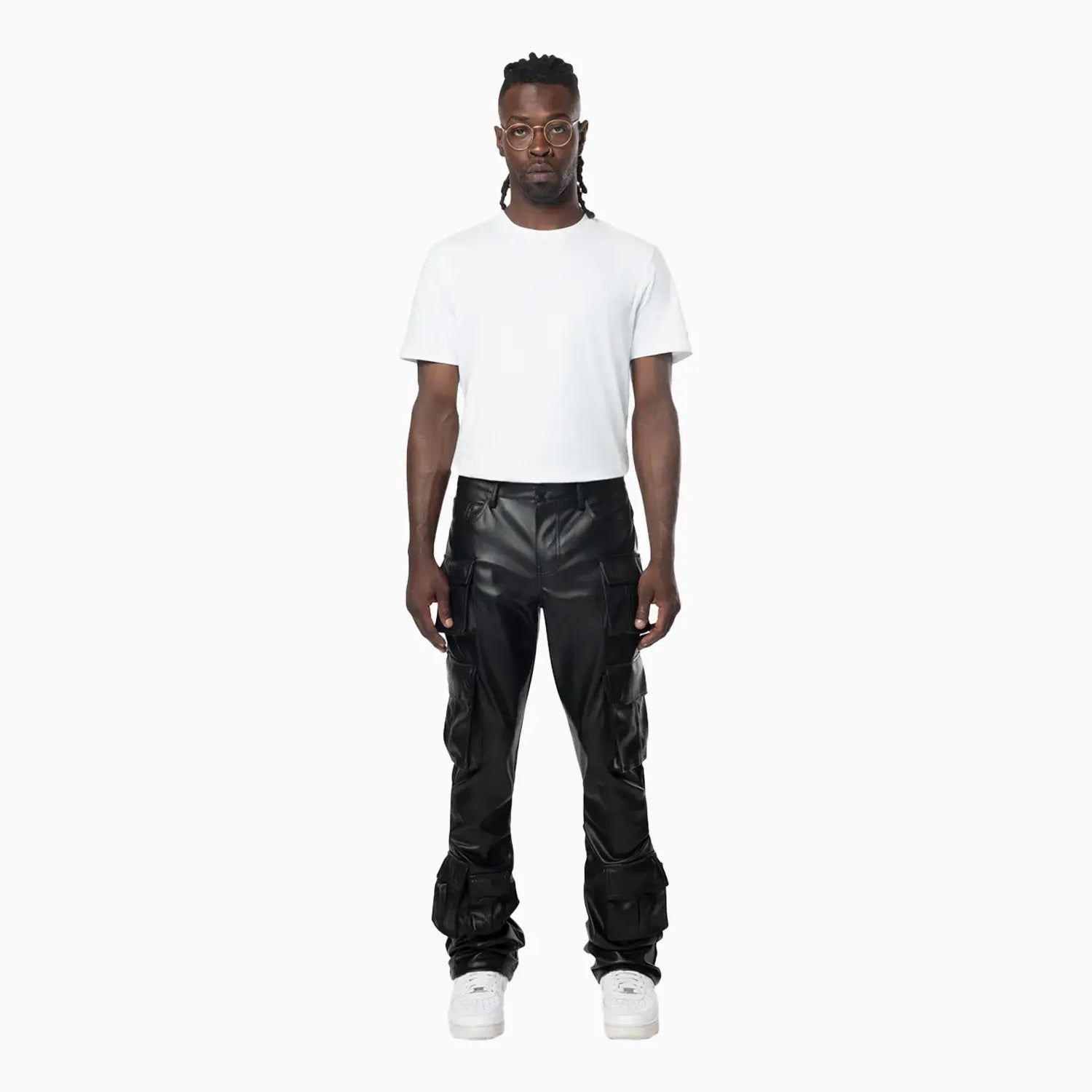 smoke-rise-mens-stacked-utility-vegan-leather-pant-wp24685-black