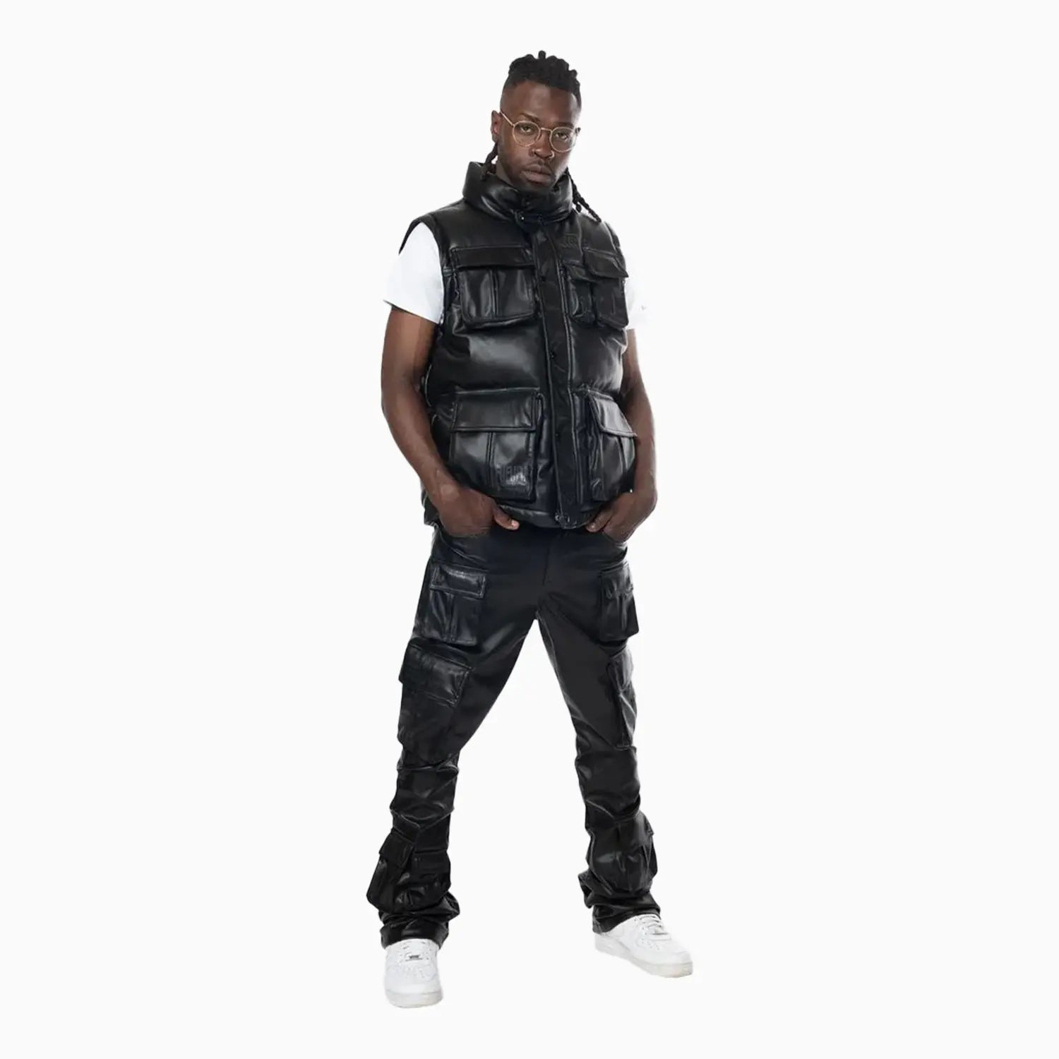 smoke-rise-mens-utility-vegan-leather-vest-wv24685-black