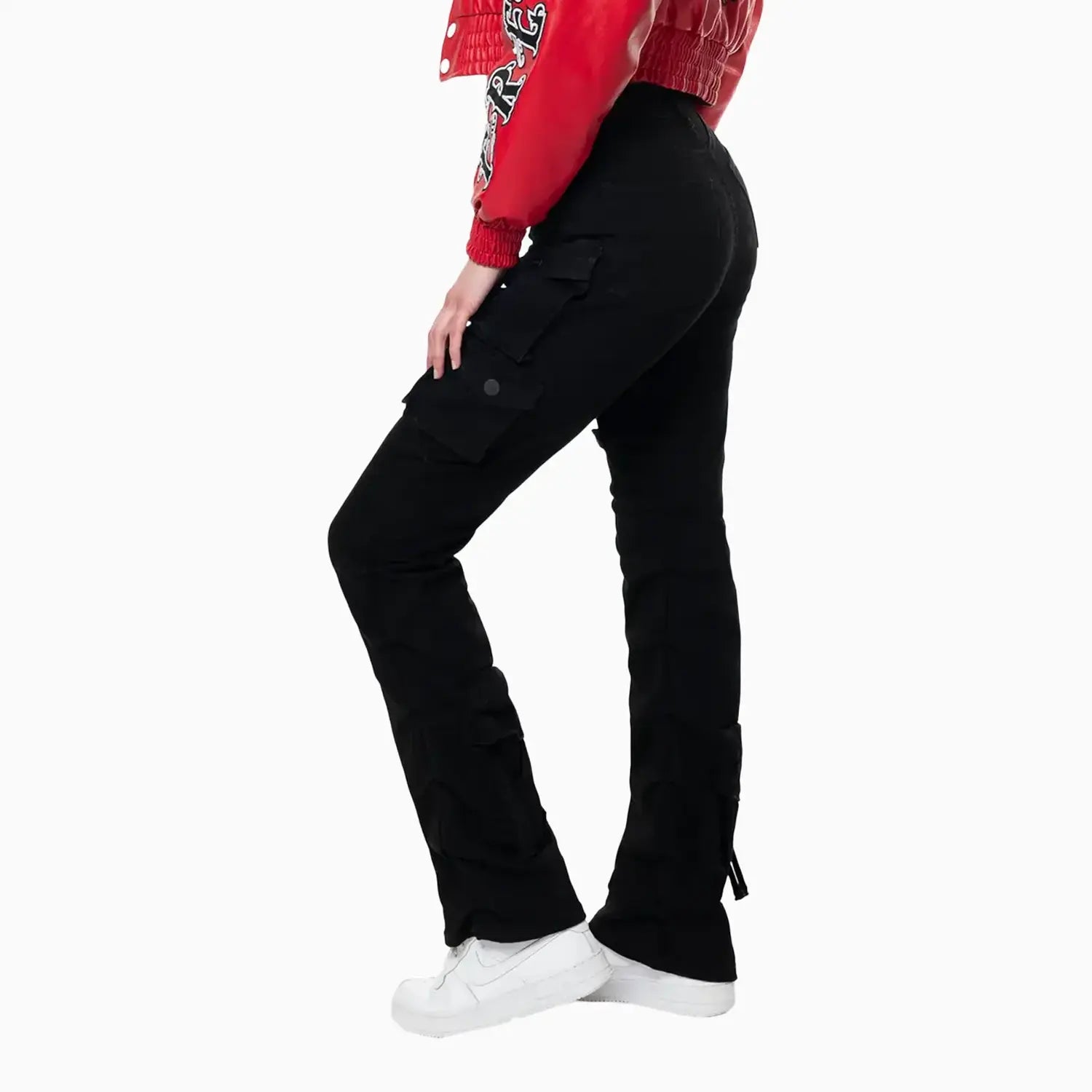 smoke-rise-womens-high-rise-cargo-stack-jean-pant-ap24500-dblk