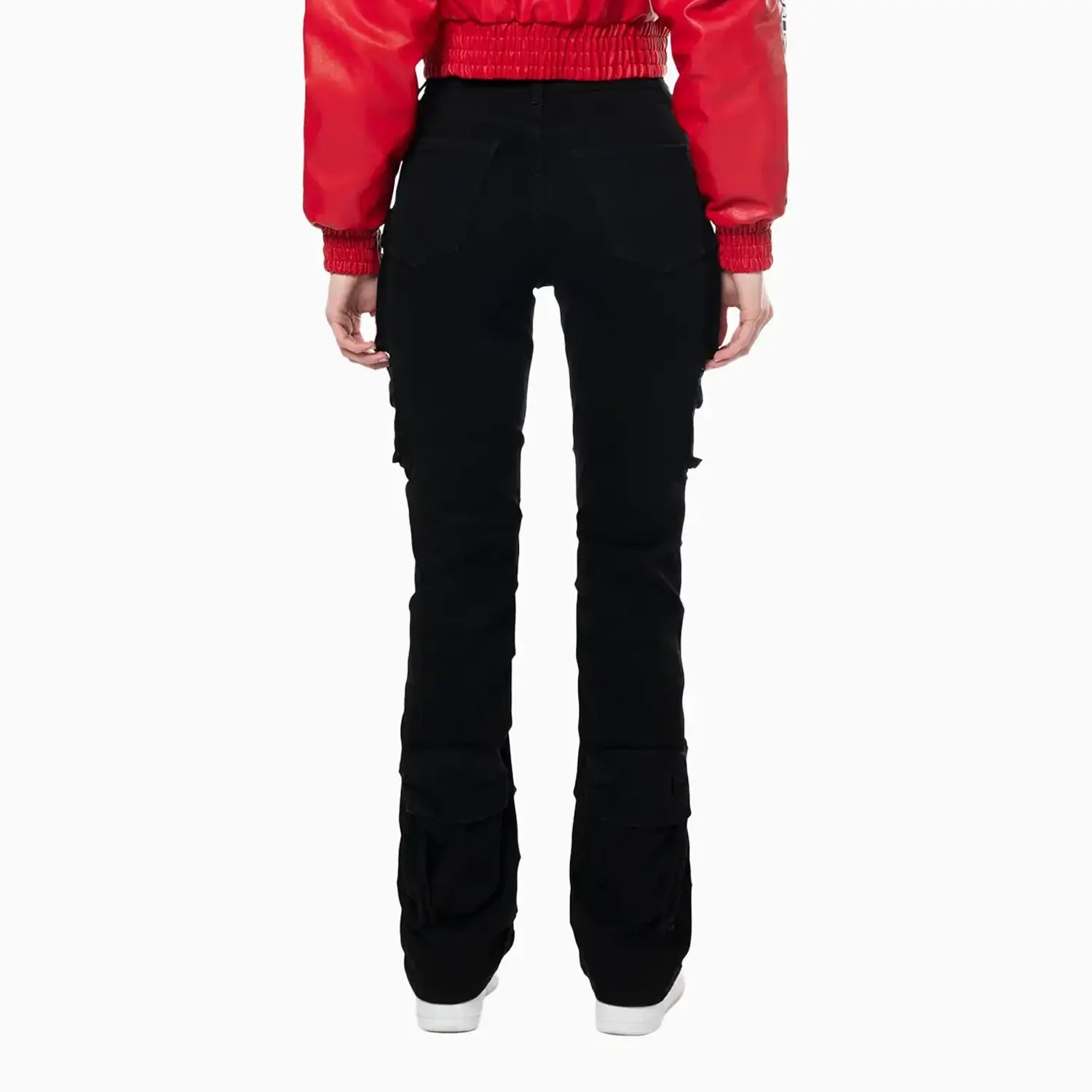 smoke-rise-womens-high-rise-cargo-stack-jean-pant-ap24500-dblk