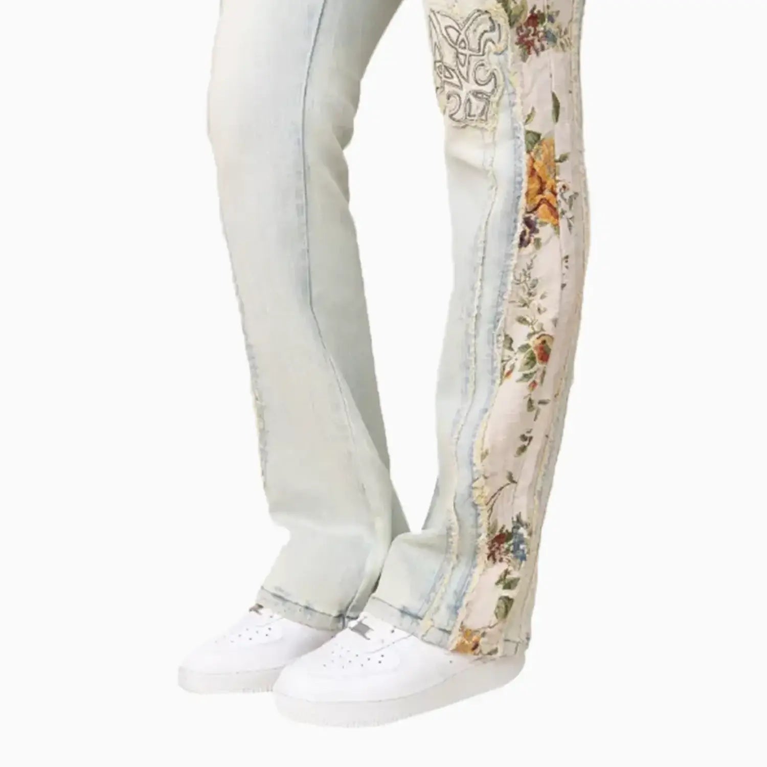 Women's High Rise Graphic Crop Outfit Smoke Rise - Tops and Bottoms USA