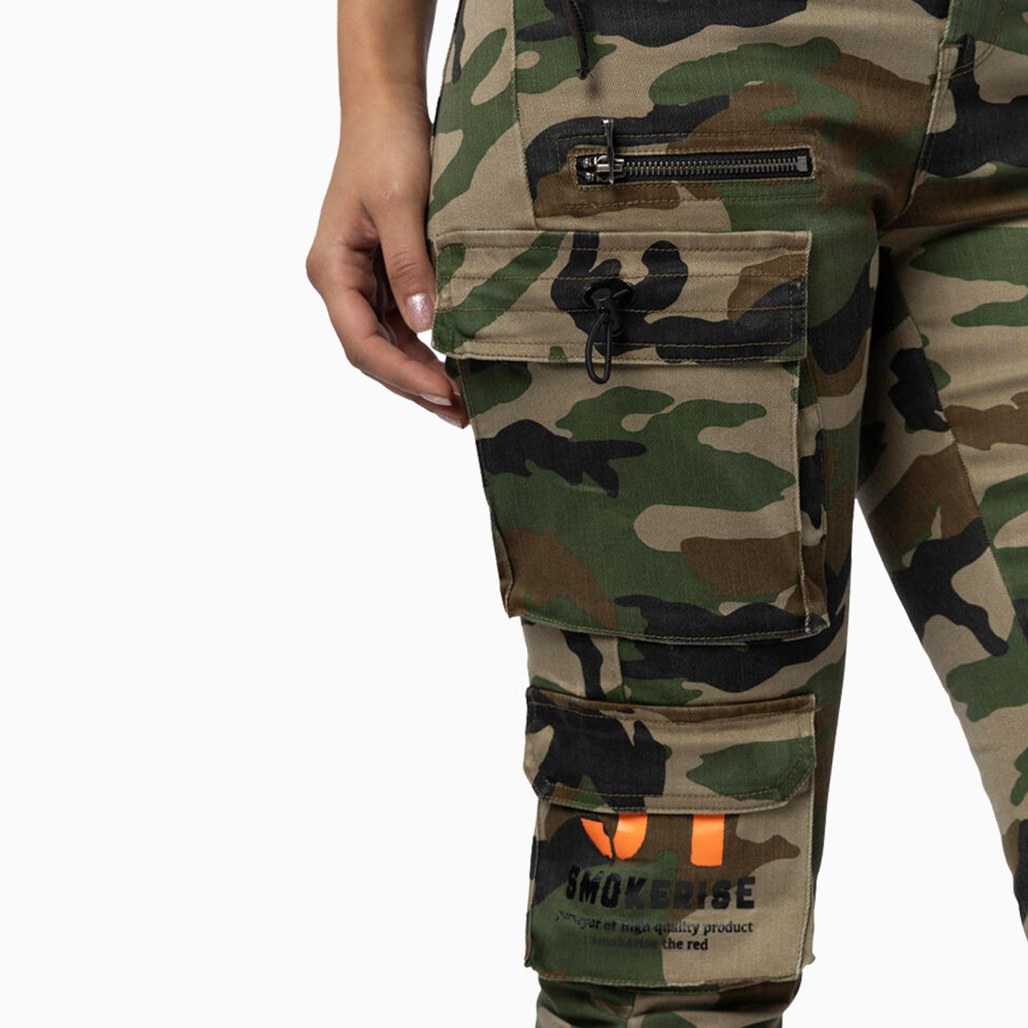 smoke-rise-womens-high-rise-utility-twill-stack-pant-ap24210-woodcamo