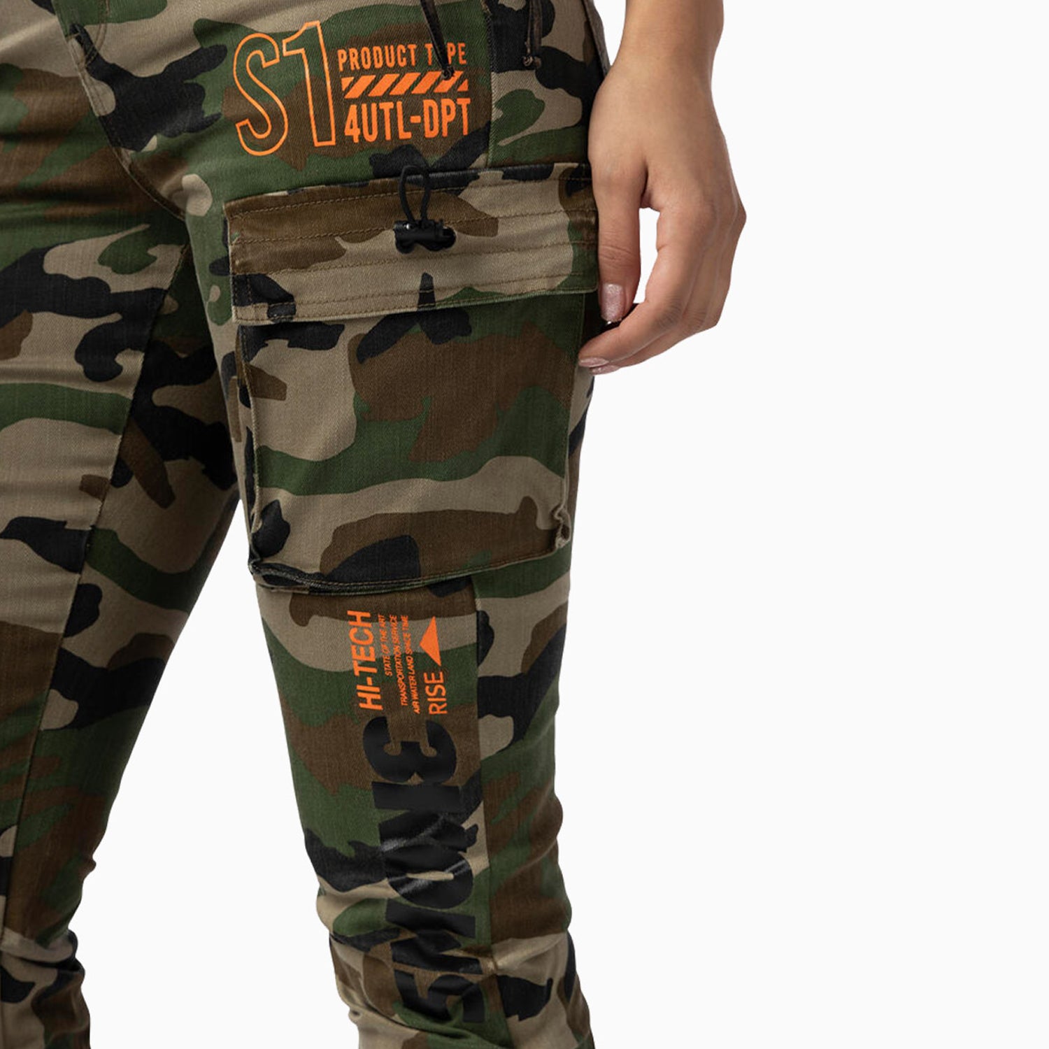 smoke-rise-womens-high-rise-utility-twill-stack-pant-ap24210-woodcamo