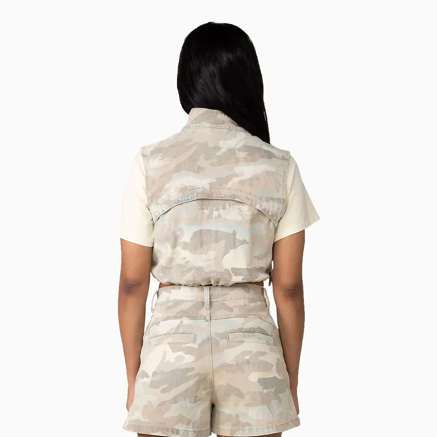 Women's Slouched Utility Outfit Smoke Rise - Tops and Bottoms USA