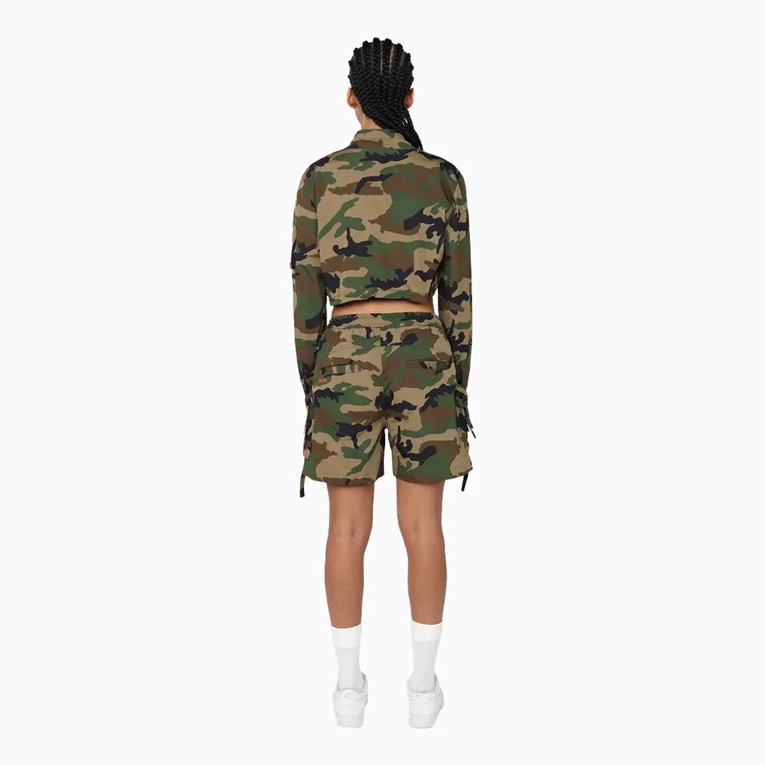 Women's Utility Nylon Printed Outfit Smoke Rise - Tops and Bottoms USA