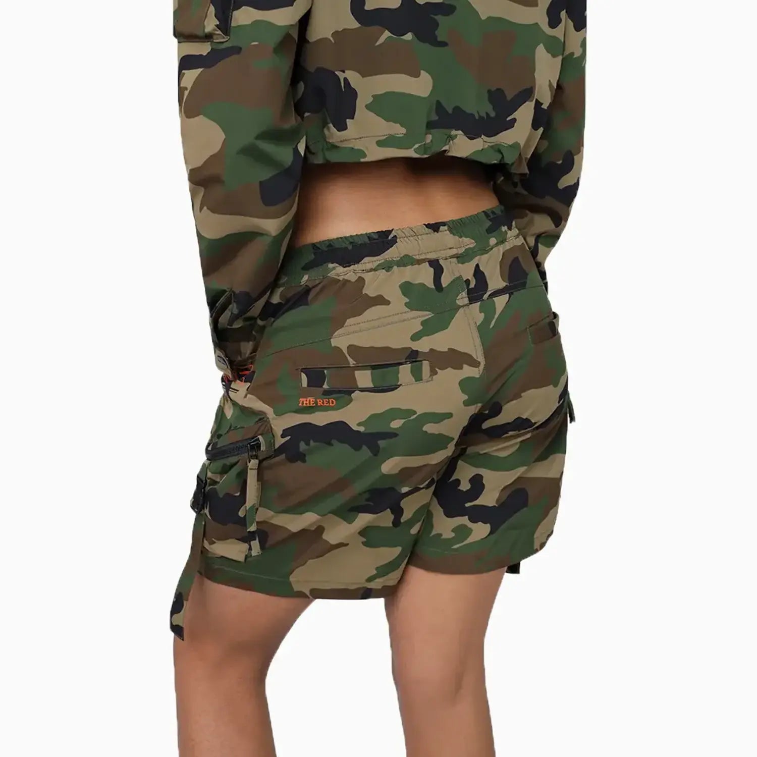 Women's Utility Nylon Printed Outfit Smoke Rise - Tops and Bottoms USA