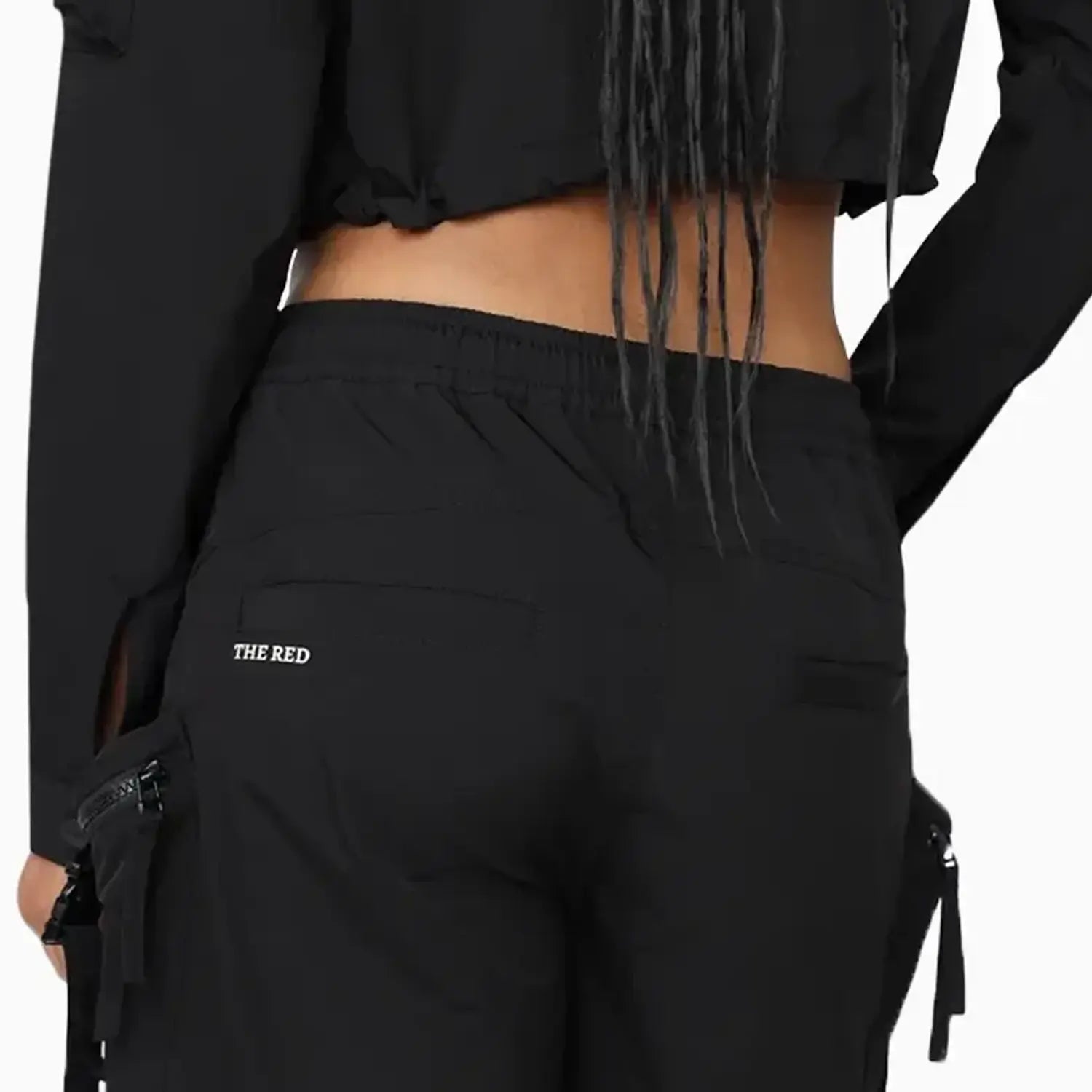 Women's Utility Windbreaker Nylon Printed Outfit Smoke Rise - Tops and Bottoms USA