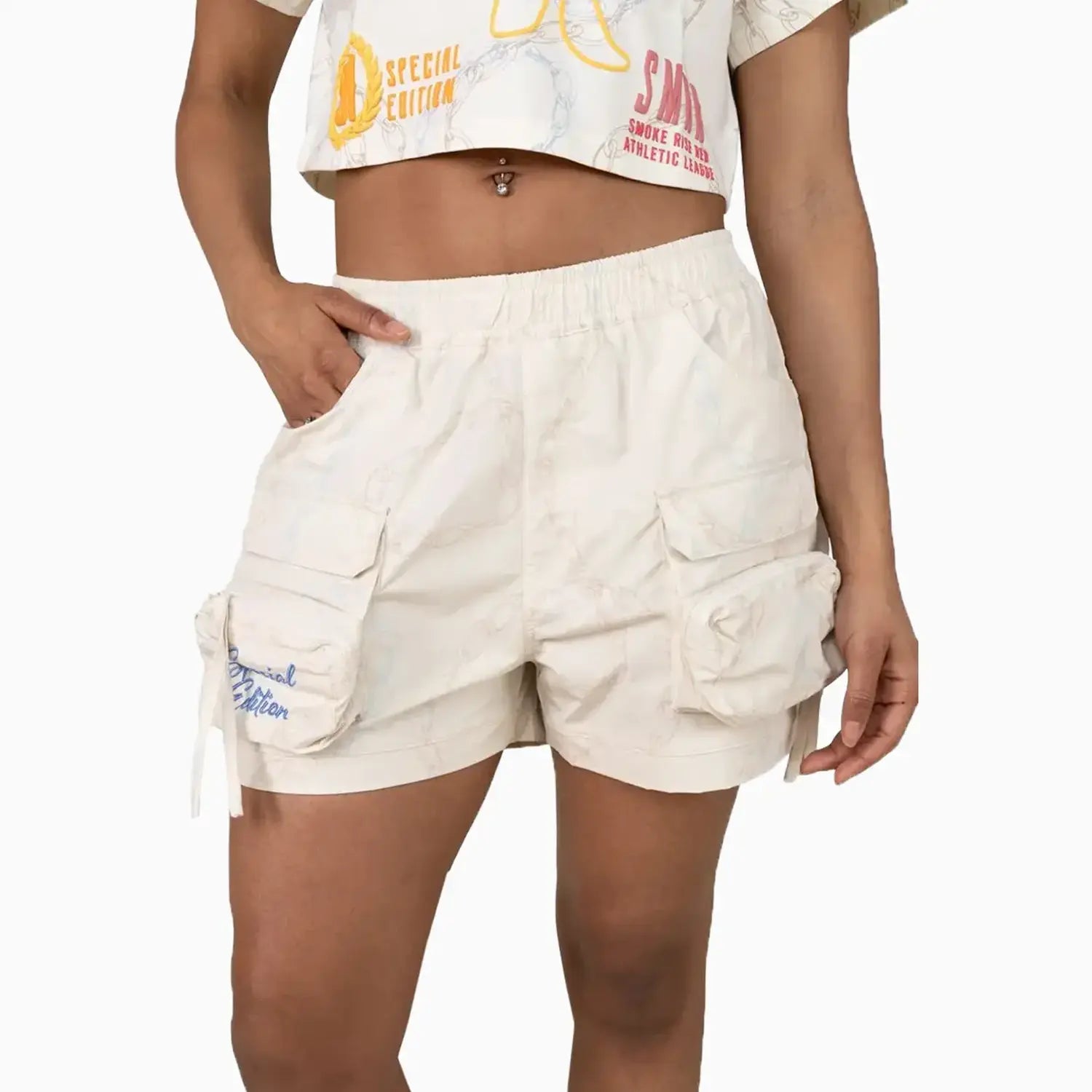 Women's Utility Windbreaker Outfit Smoke Rise - Tops and Bottoms USA