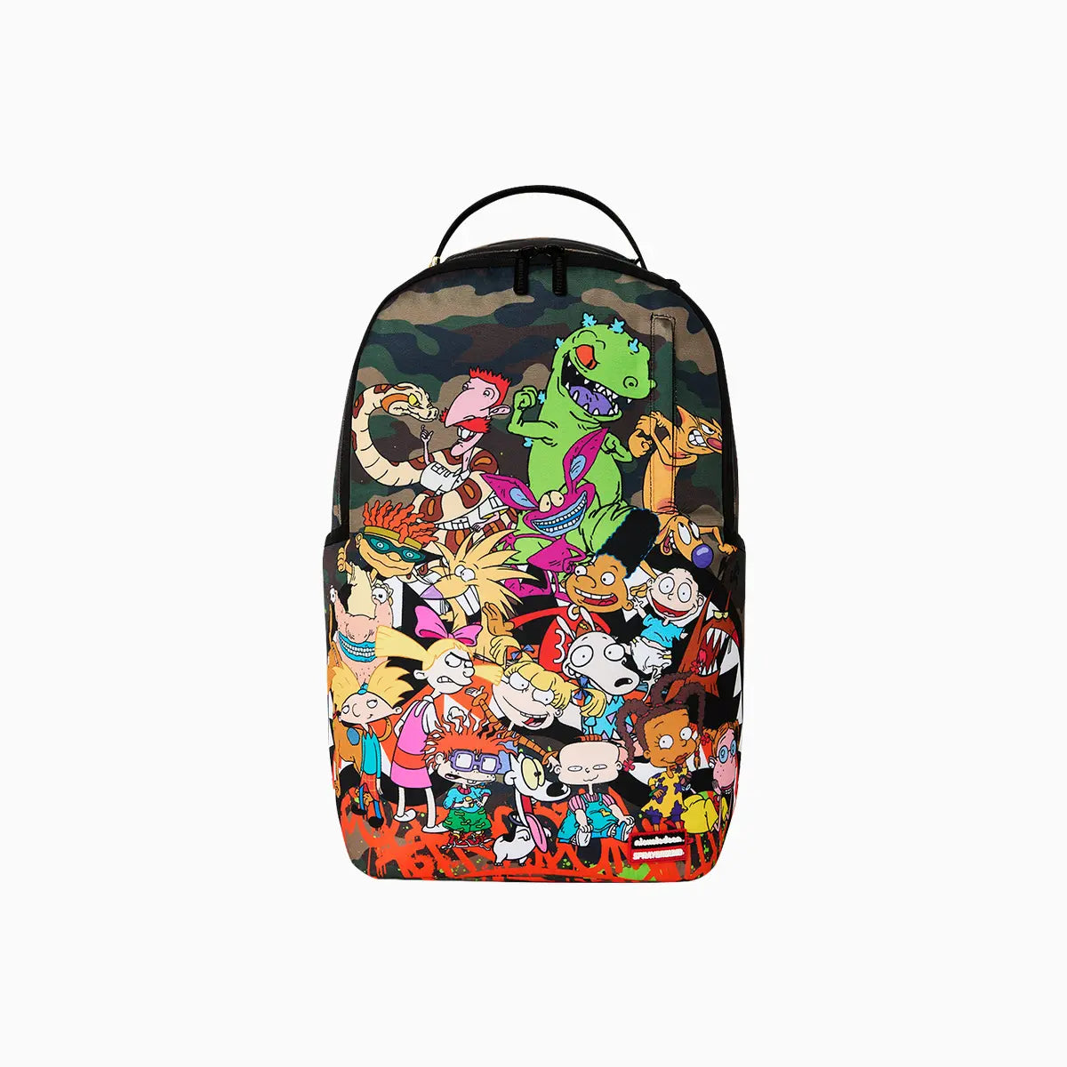 90'S Nick Camo With Graffiti Backpack