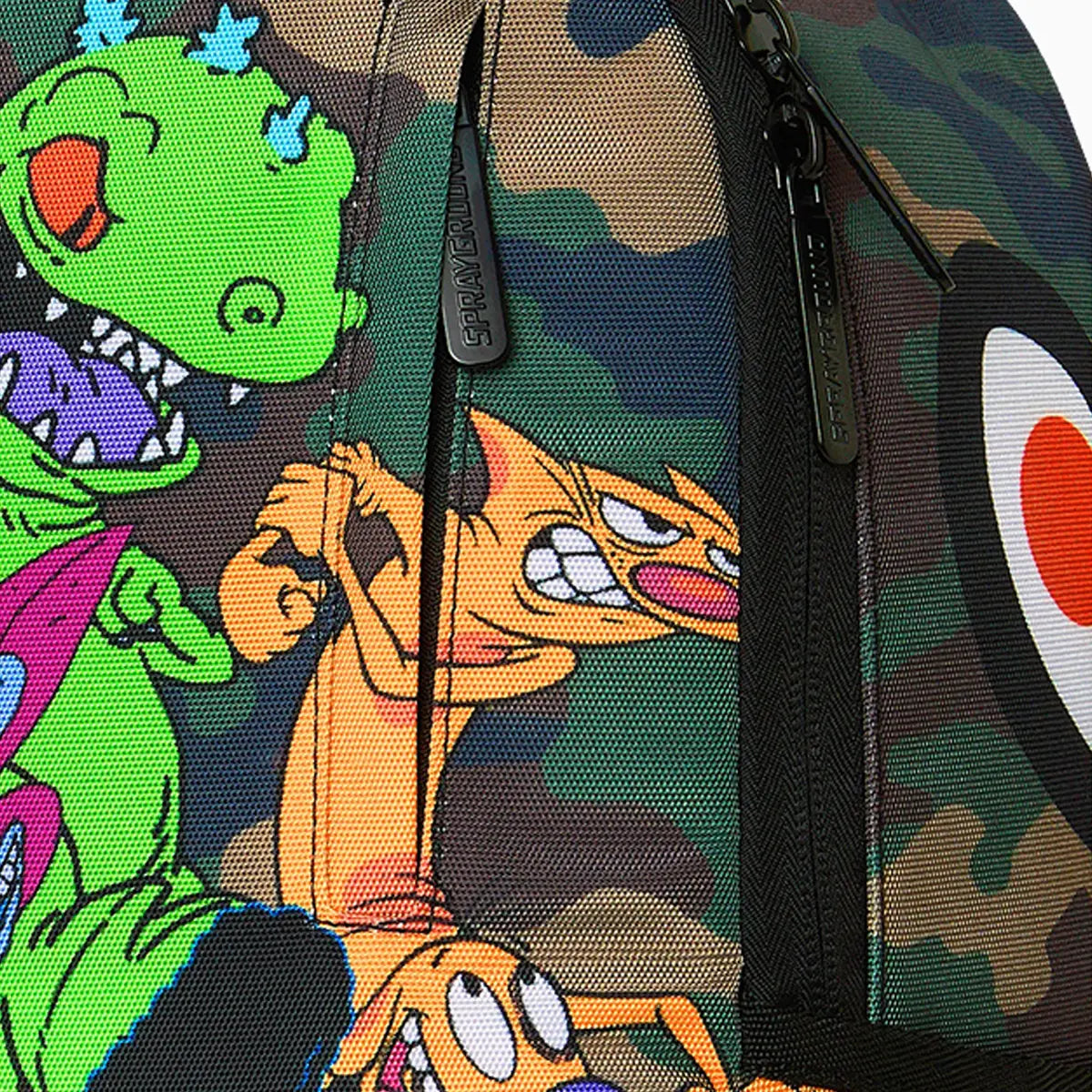 90'S Nick Camo With Graffiti Backpack