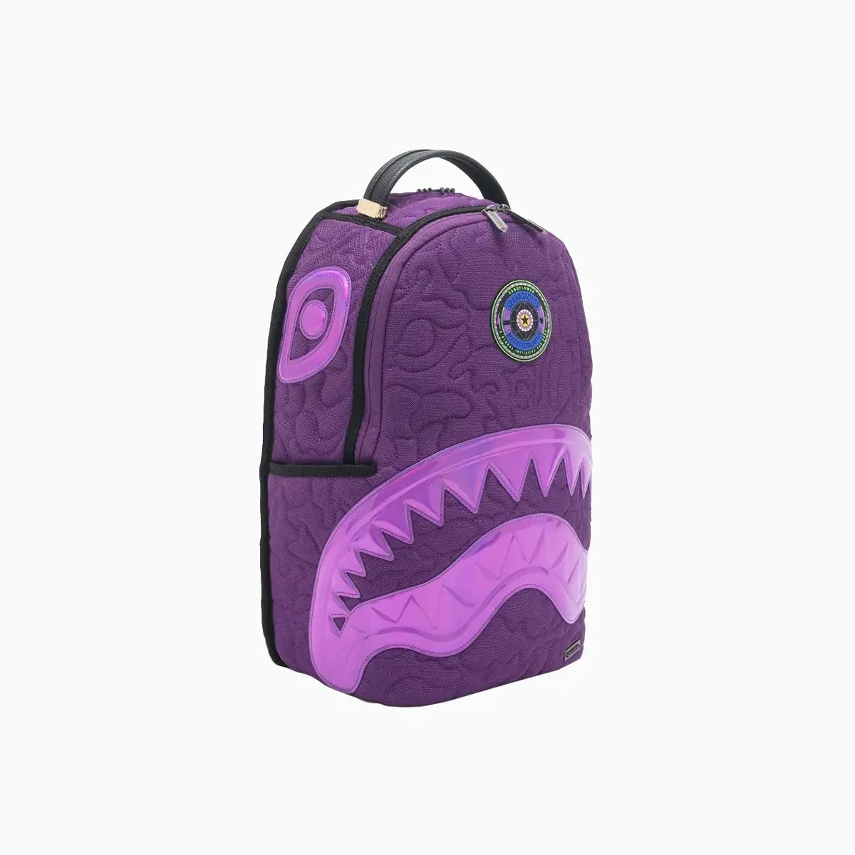 AI Quilted Iridescent Backpack