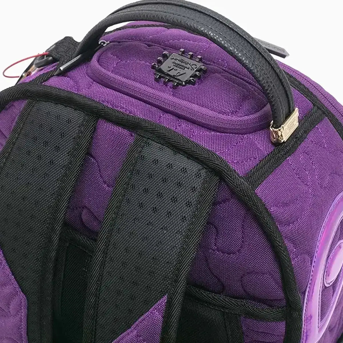 AI Quilted Iridescent Backpack