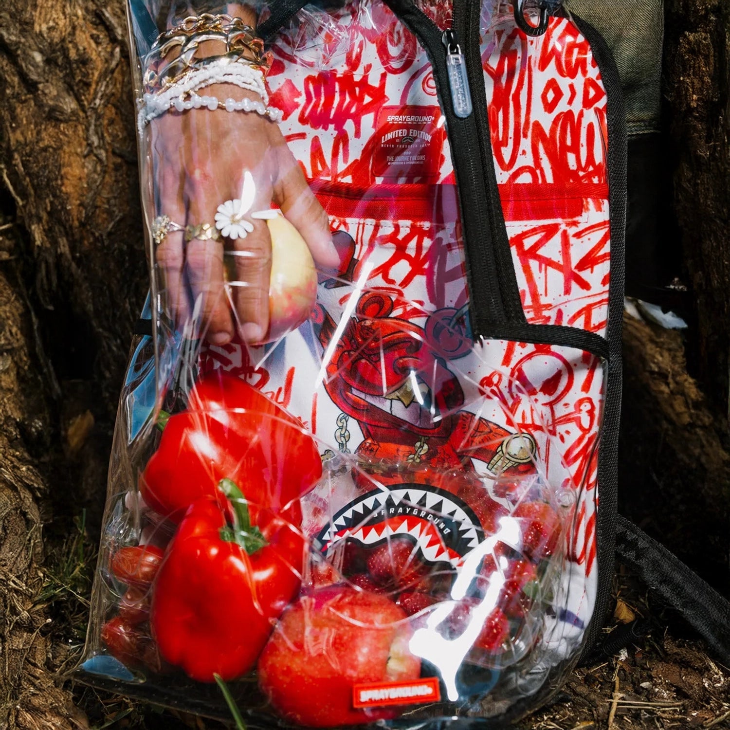 Bear Grills Dlx Clear Backpack Sprayground - Tops and Bottoms USA