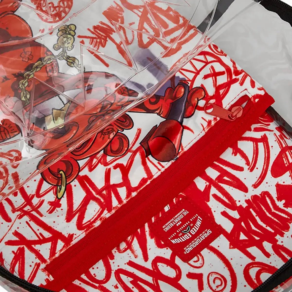 Bear Grills Dlx Clear Backpack Sprayground - Tops and Bottoms USA