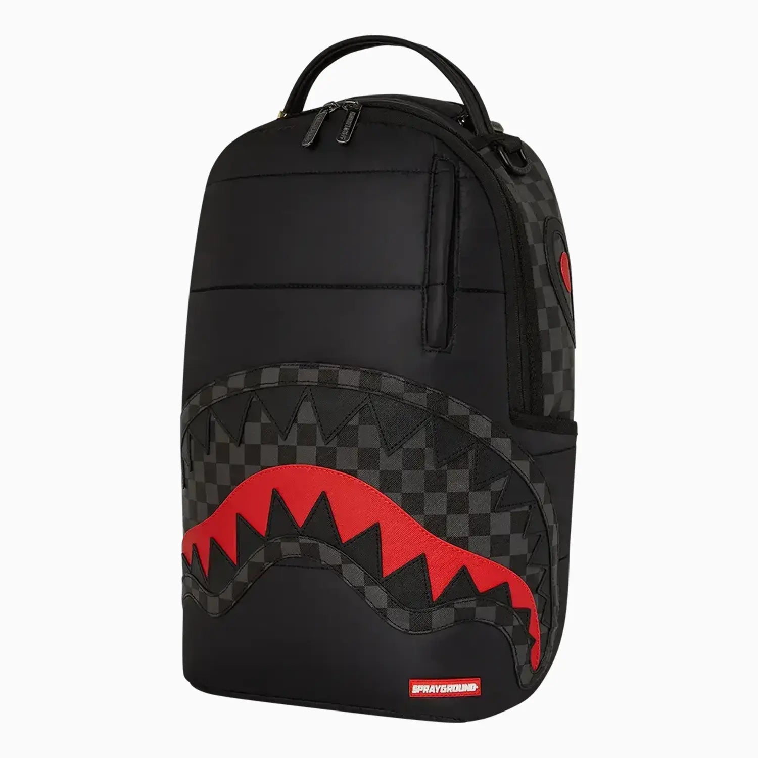 sprayground-black-puffer-check-backpack-b6780