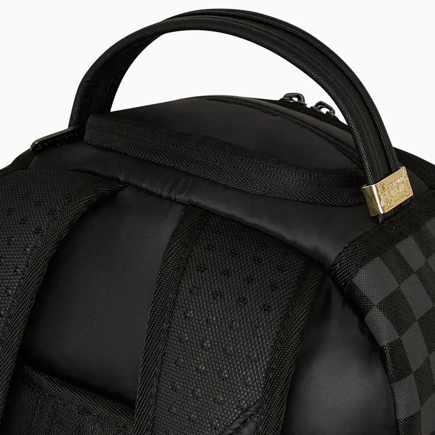 sprayground-black-puffer-check-backpack-b6780