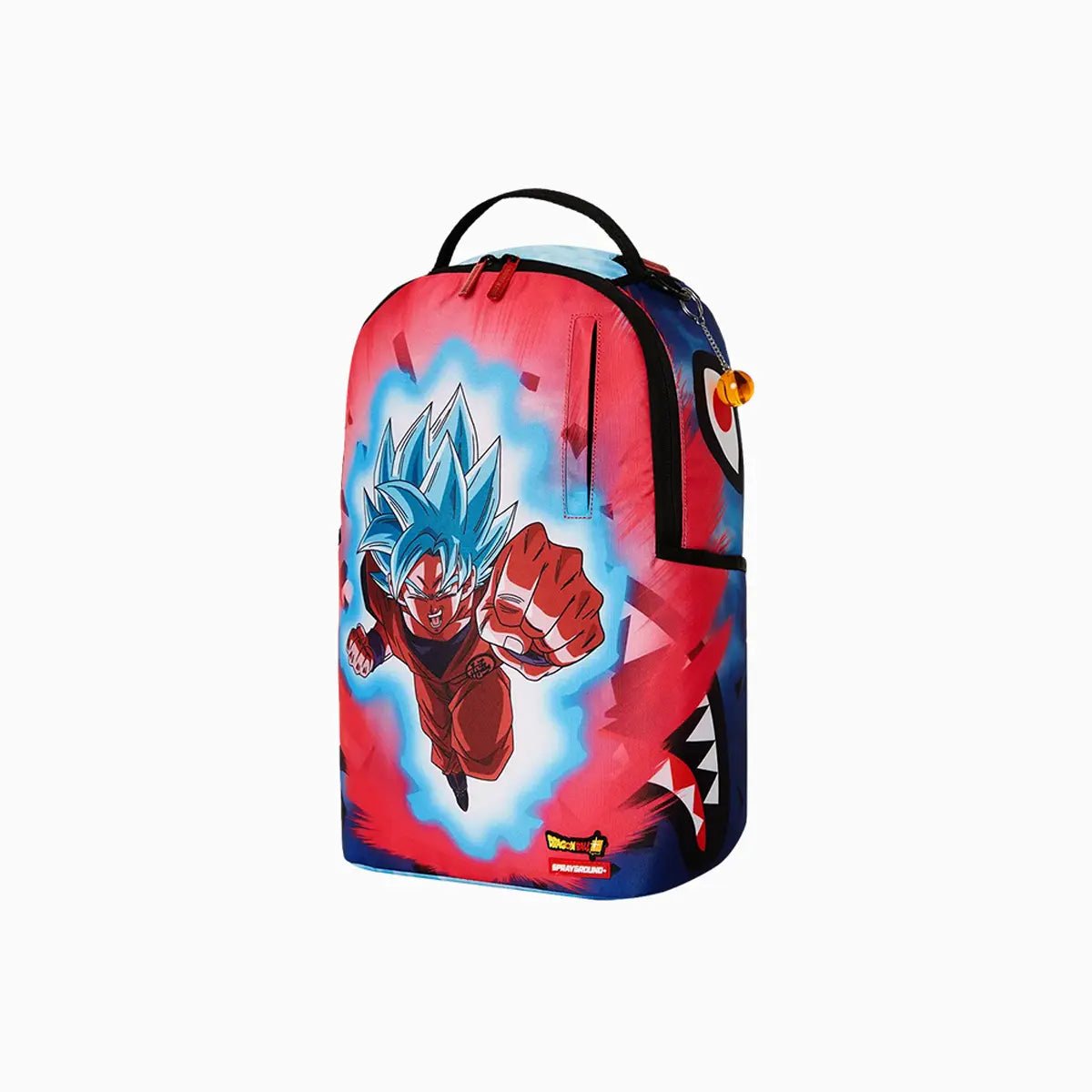 Blue Goku Sharkmouth Punch Dlxr Backpack Sprayground - Tops and Bottoms USA