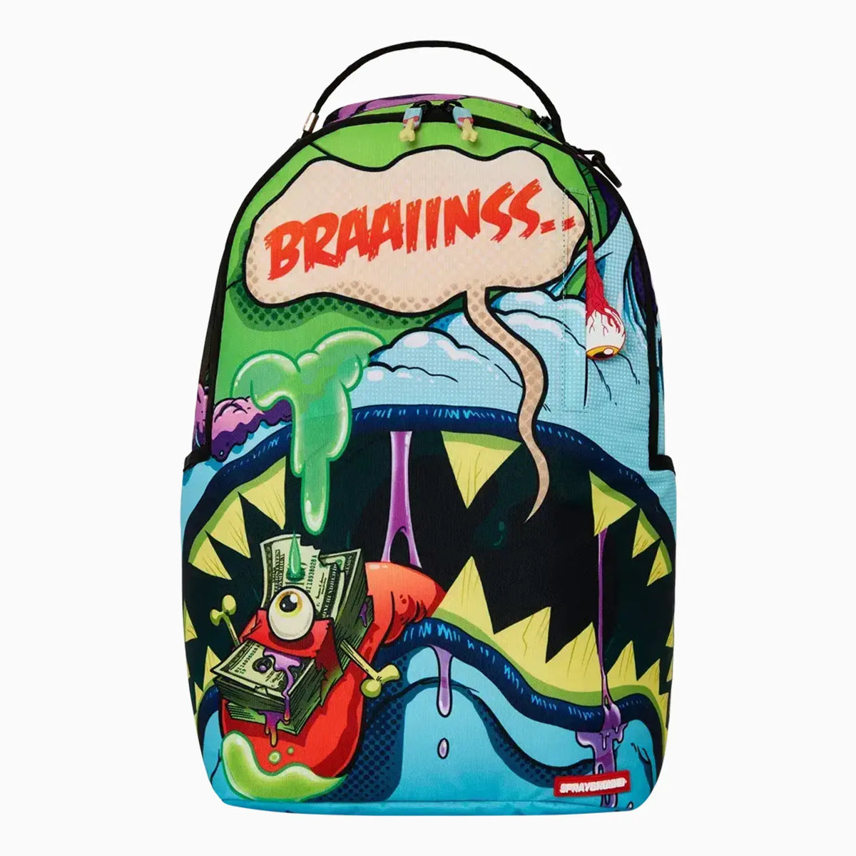 Sprayground Blue Zombie Shark Dlxsr Backpack
