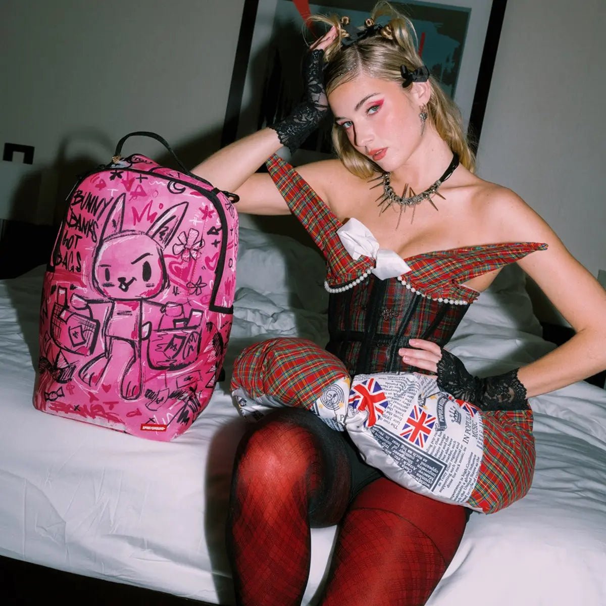 Bunny Banks Money Bounce Backpack Sprayground - Tops and Bottoms USA