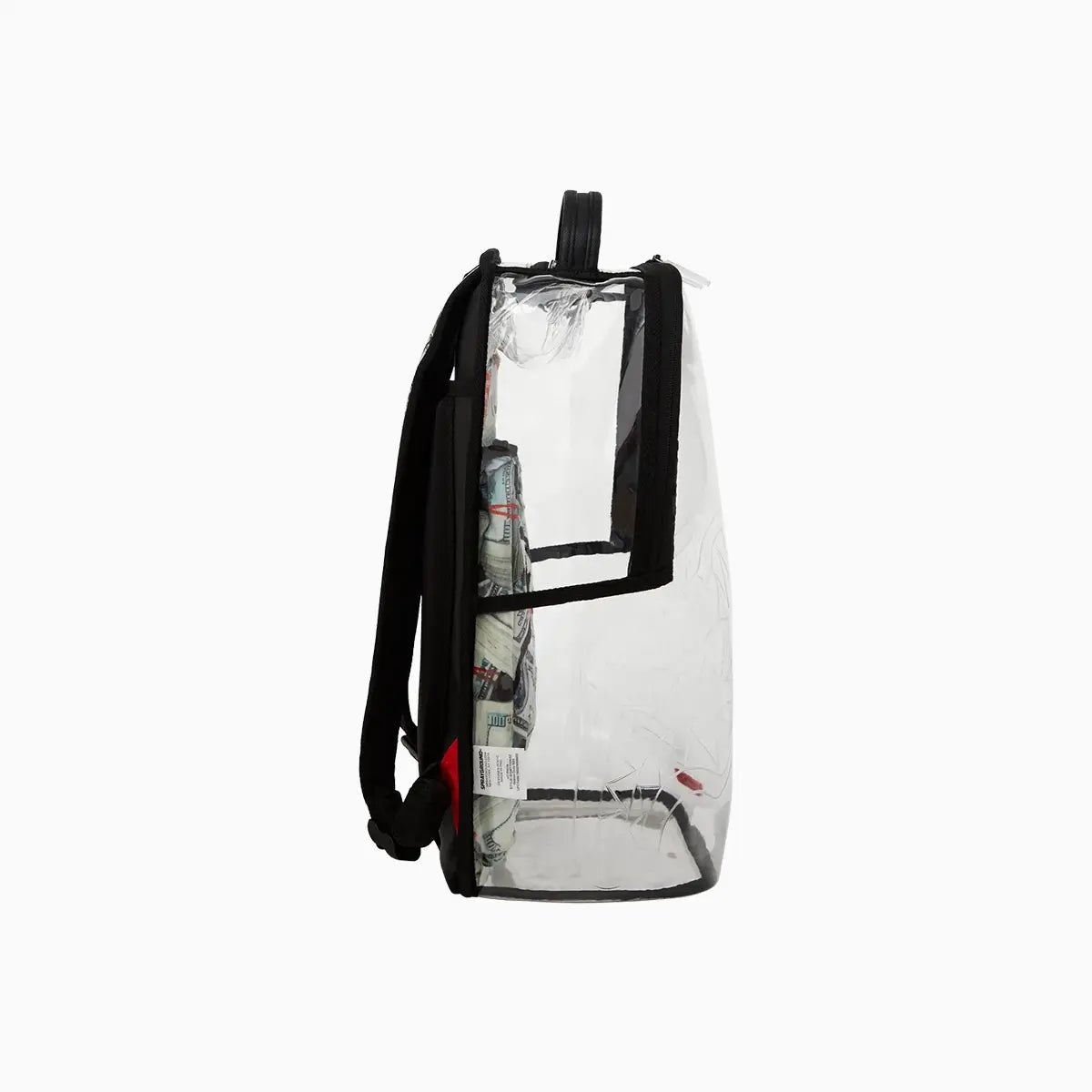 Clear Backpack - Money Chomp Sprayground - Tops and Bottoms USA