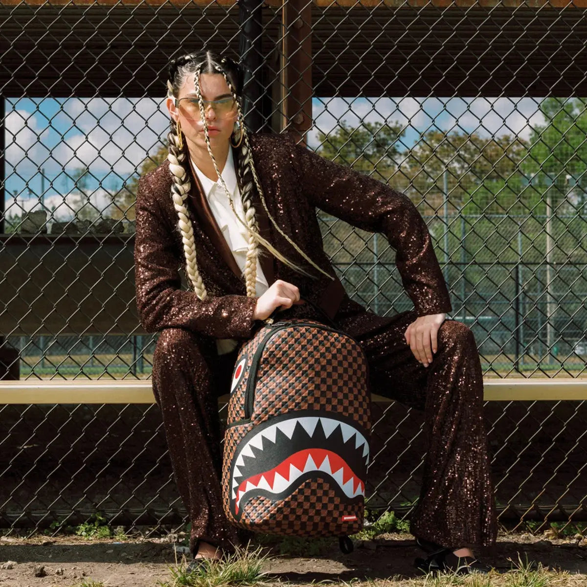 Crown Jewel Sharks In Paris Backpack