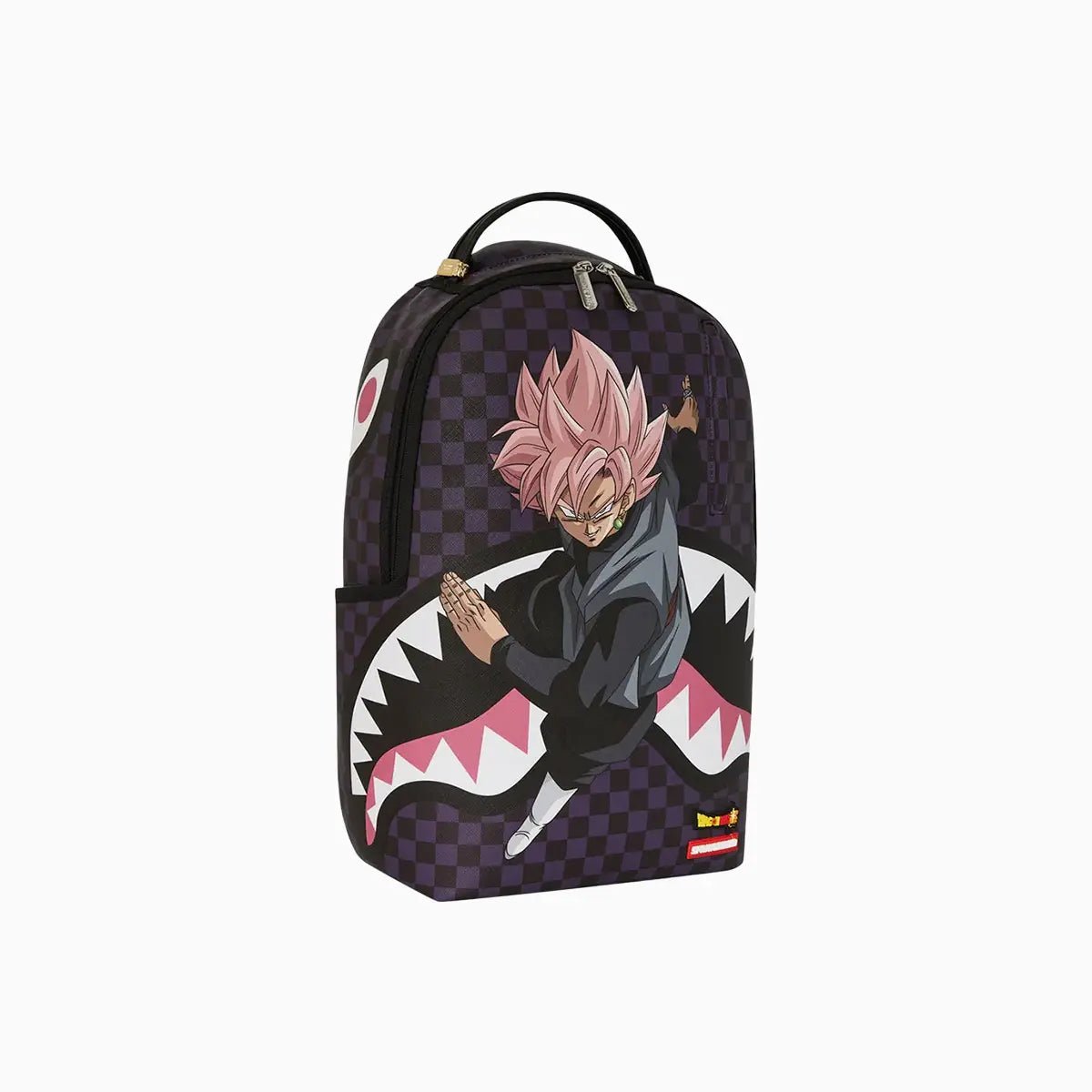 DBZ Super Saiyan Rose Goku Black Purple Dlxsv Backpack Sprayground - Tops and Bottoms USA