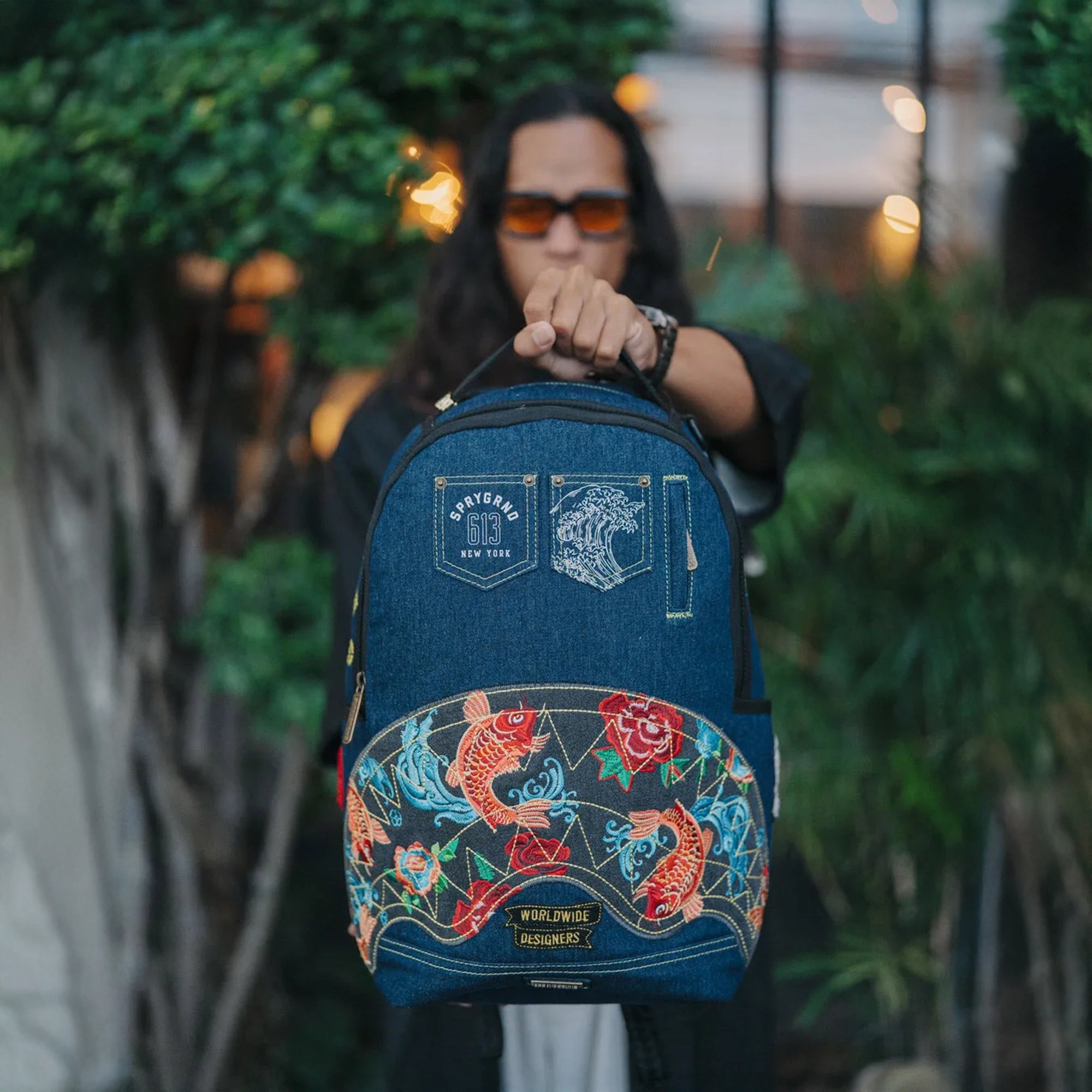 Evisu Style Backpack Sprayground - Tops and Bottoms USA