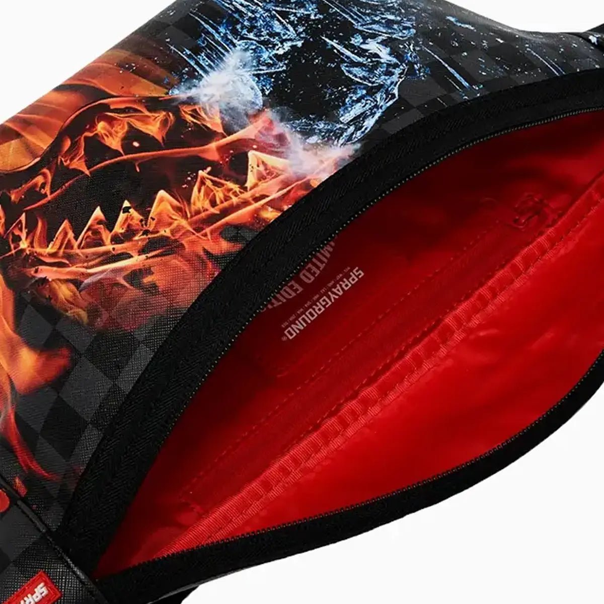 Fire Ice Shark Savvy Crossbody Sprayground - Tops and Bottoms USA