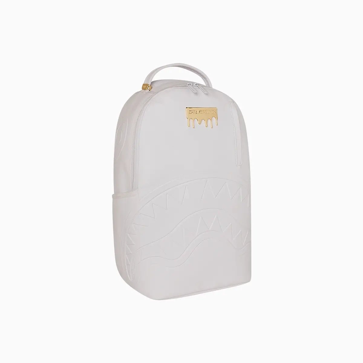 Gold Brick Luxe White Backpack Sprayground - Tops and Bottoms USA
