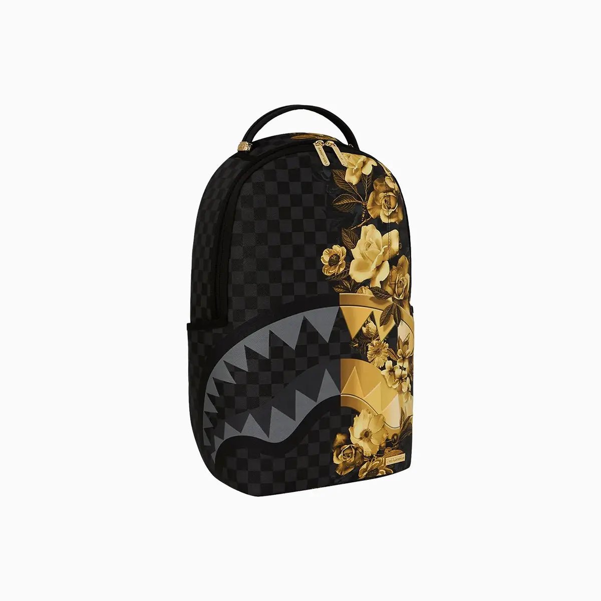 Gold Floral Remix Backpack Sprayground - Tops and Bottoms USA