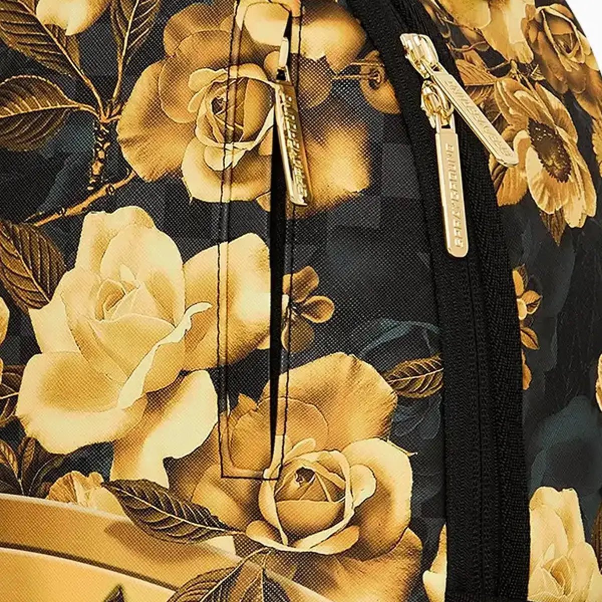 Gold Floral Remix Backpack Sprayground - Tops and Bottoms USA