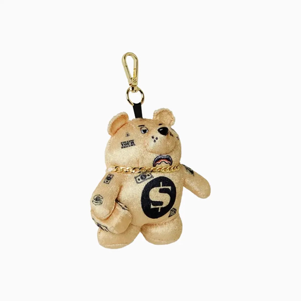 Goldrush Bear Keychain Sprayground - Tops and Bottoms USA