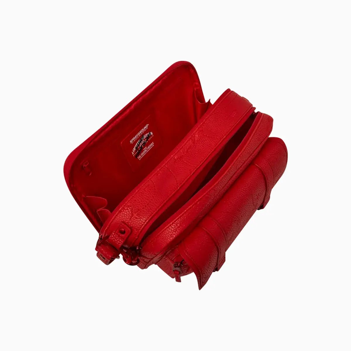 James Global Red Crossbody Sprayground - Tops and Bottoms USA