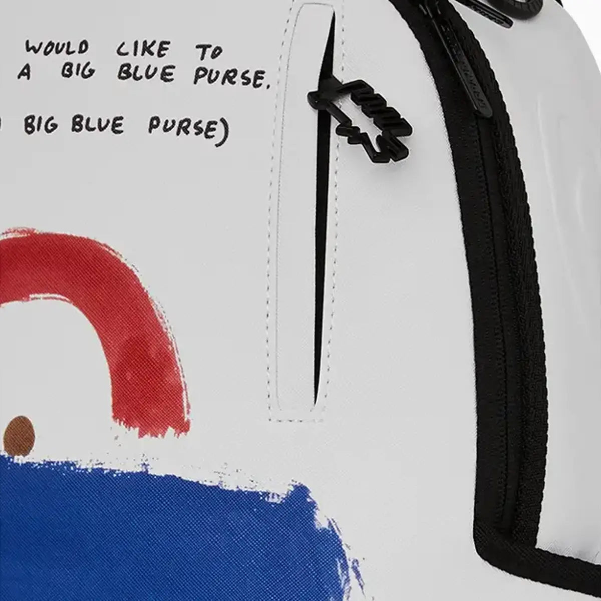 Keith Haring Embossed Shark Handbag Print Backpack