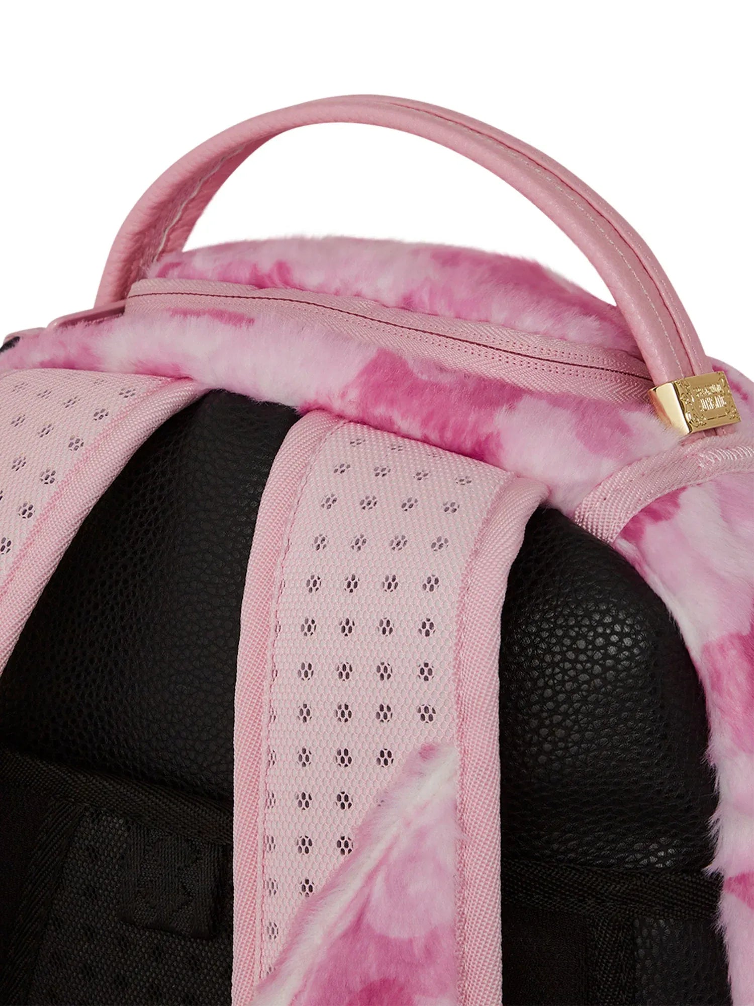 Pink Camo Faux Fur DLXSV Backpack