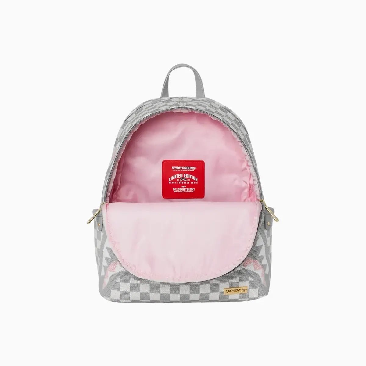 Knit Sharks In Paris In Cream Savage Backpack Sprayground - Tops and Bottoms USA