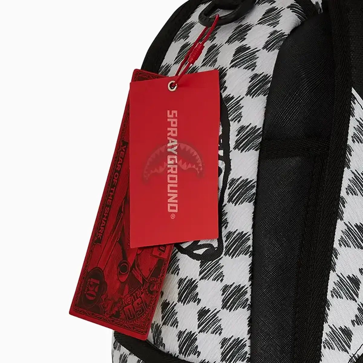 Scribble Dribble Check Backpack Sprayground - Tops and Bottoms USA