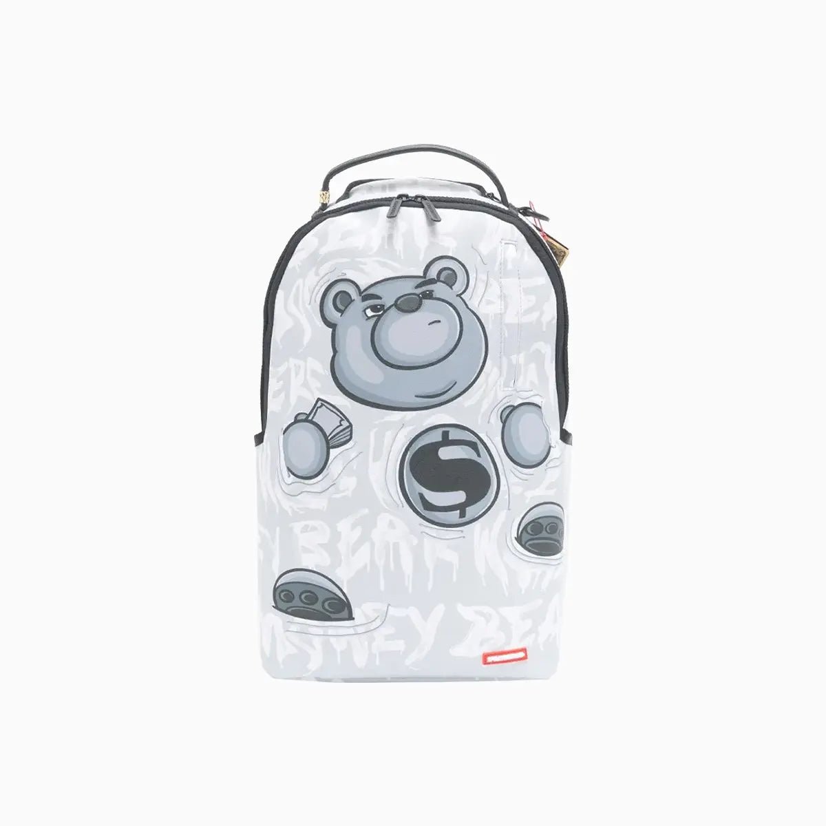 Money Bear Graffiti Float Backpack Sprayground - Tops and Bottoms USA