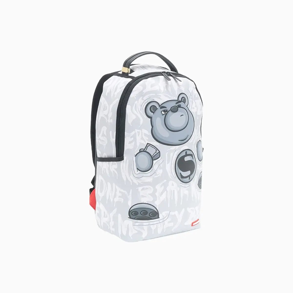 Money Bear Graffiti Float Backpack Sprayground - Tops and Bottoms USA