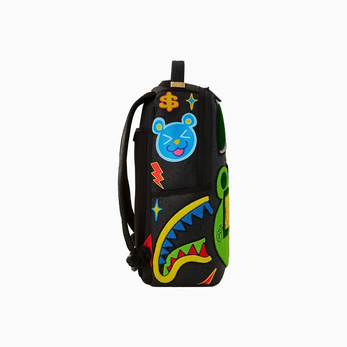sprayground-money-bear-mind-over-matter-dlxsv-backpack-b5705-blkgrn