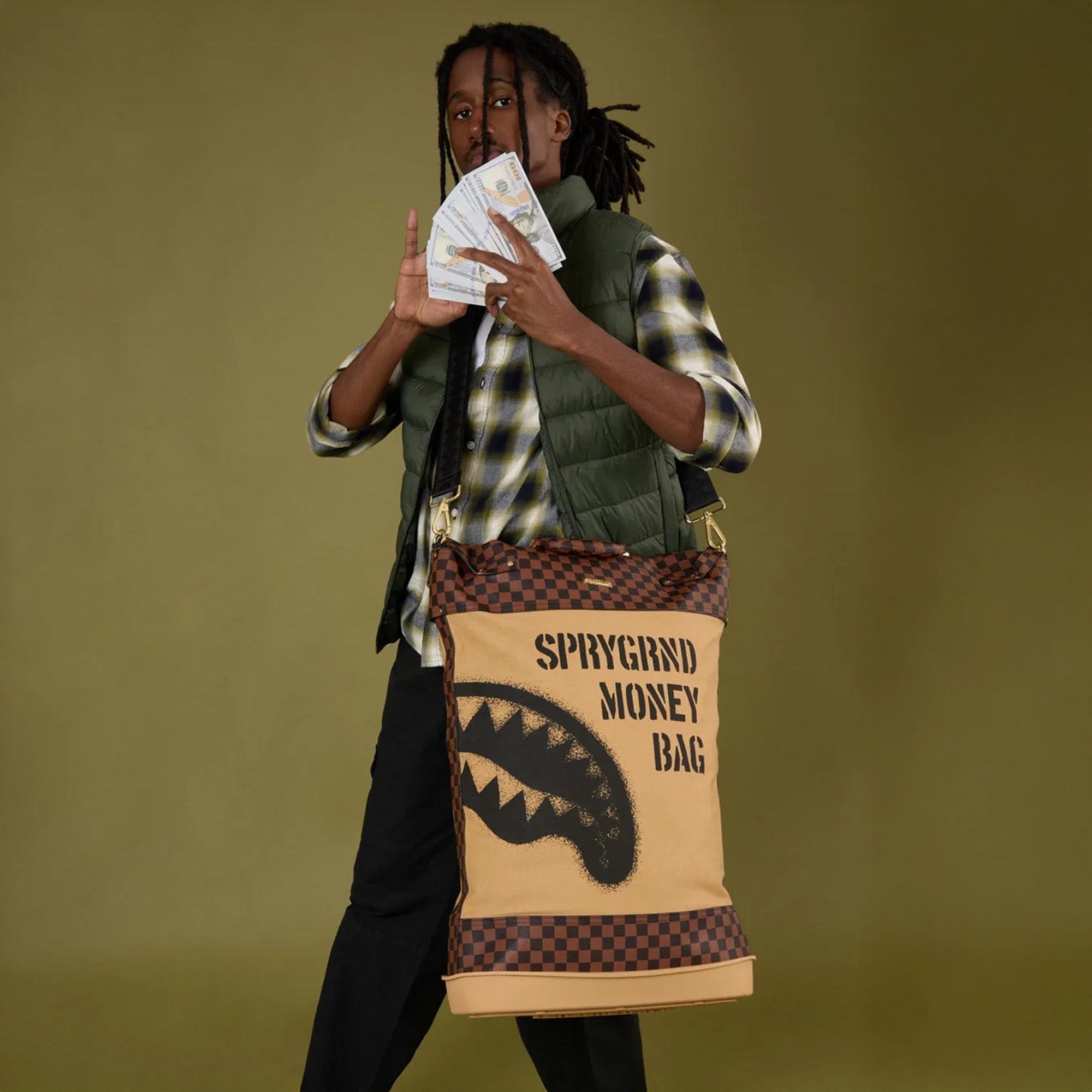 Old Money Bag Backpack Sprayground - Tops and Bottoms USA