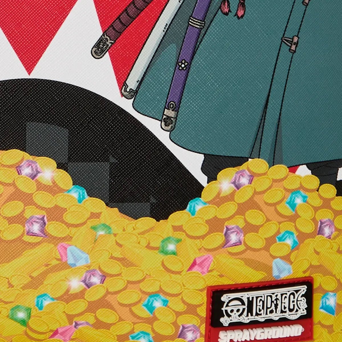 One Piece Straw Treasure Hunt Backpack Sprayground - Tops and Bottoms USA